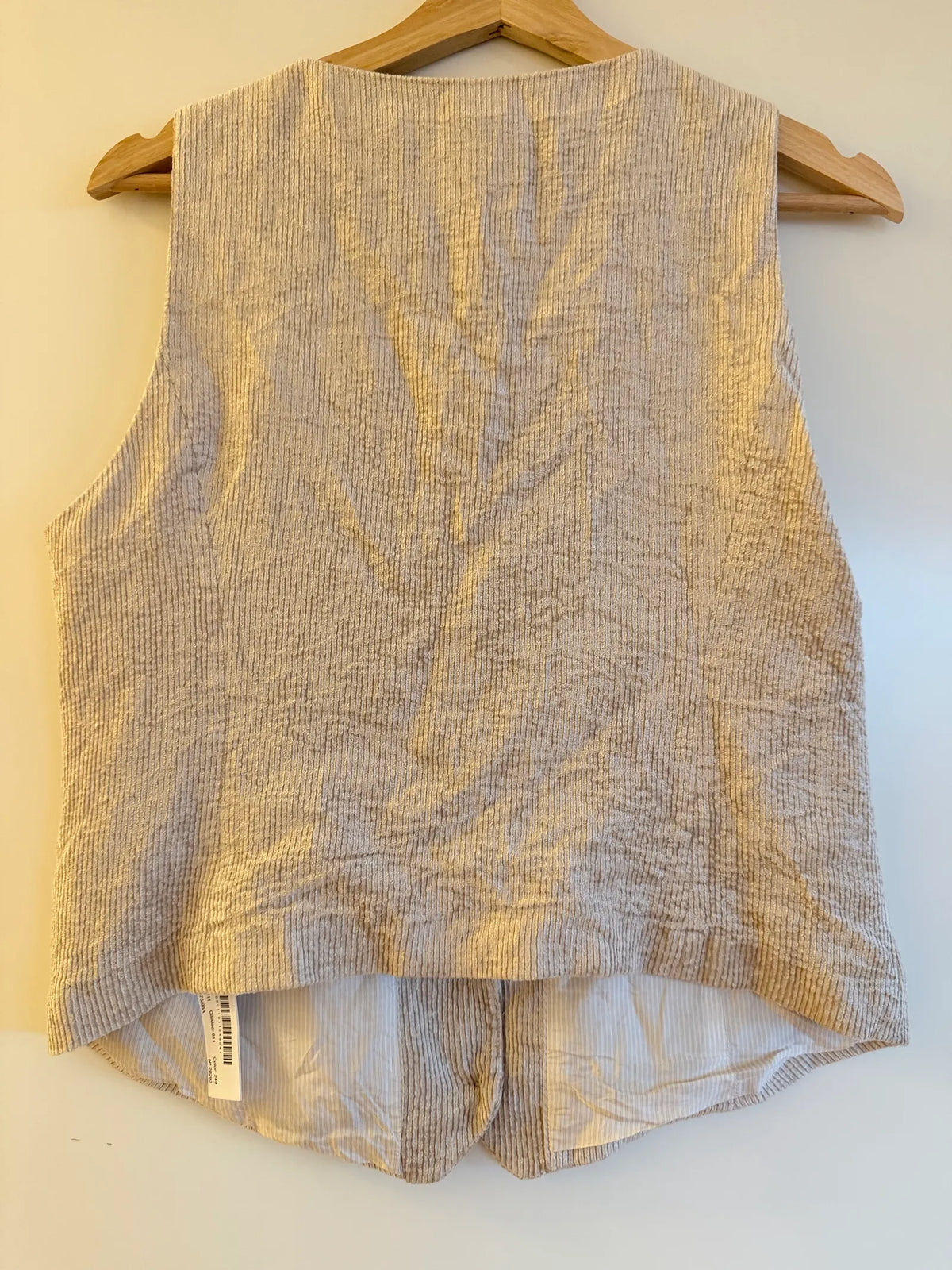 Massimo Dutti Beige Manchester-väst