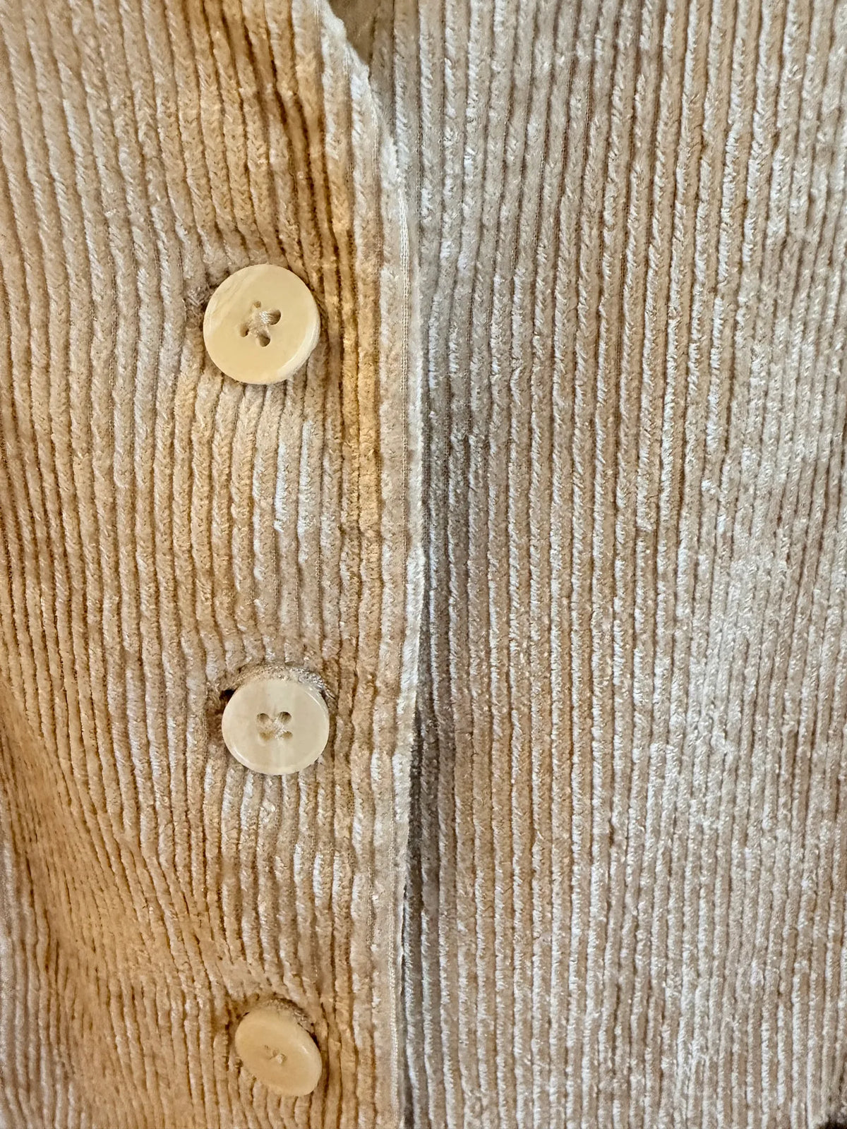 Massimo Dutti Beige Manchester-väst
