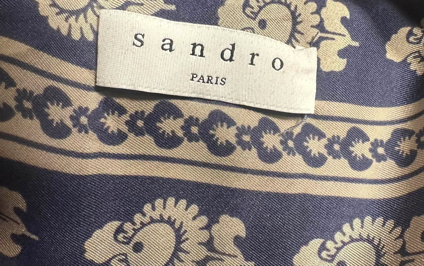Sandro Omlottsidenklänning-klänning NWOT