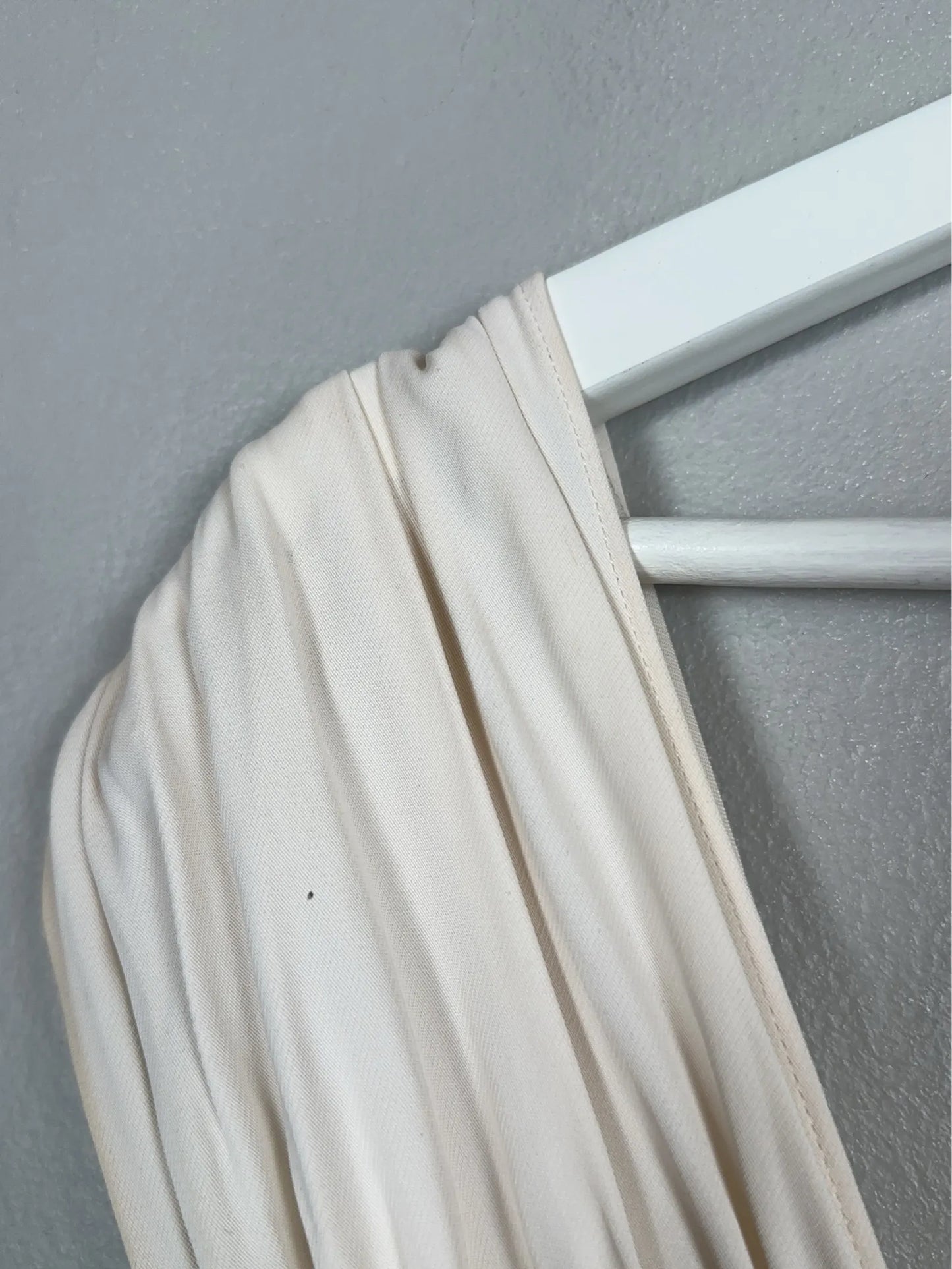 Self-Portrait Ivory Stretch Crepe Midi Dress