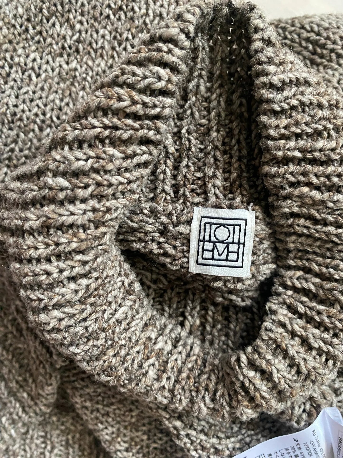 Toteme Natural-dye High- Knit Turtleneck