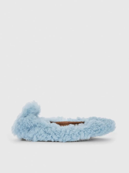ATP Atelier Teano Shearling Ballet Flats-skinnballerinaskor