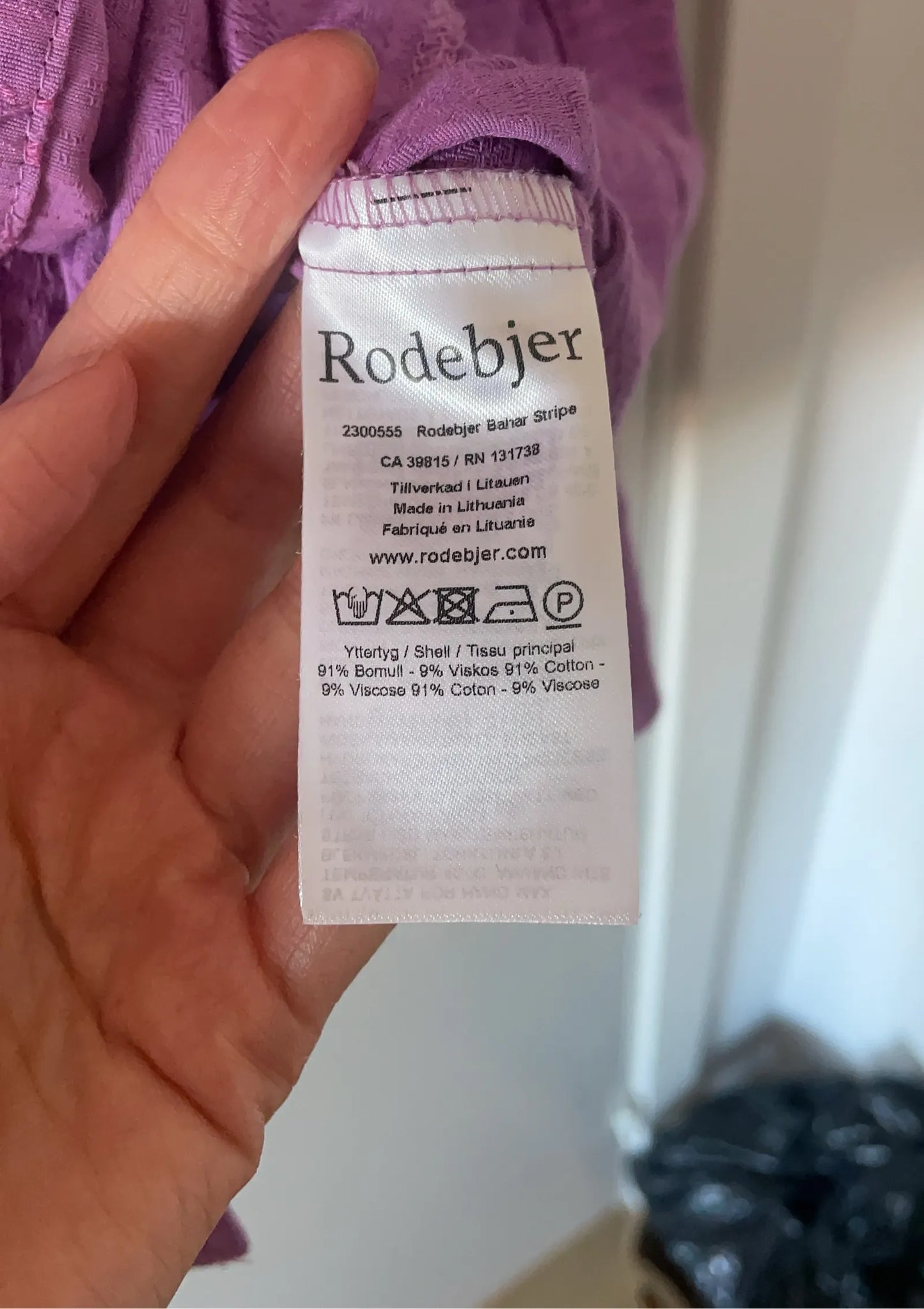 Rodebjer Bahar Stripe-skjorta