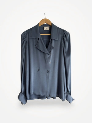 Forte_Forte-sidenblus NWOT