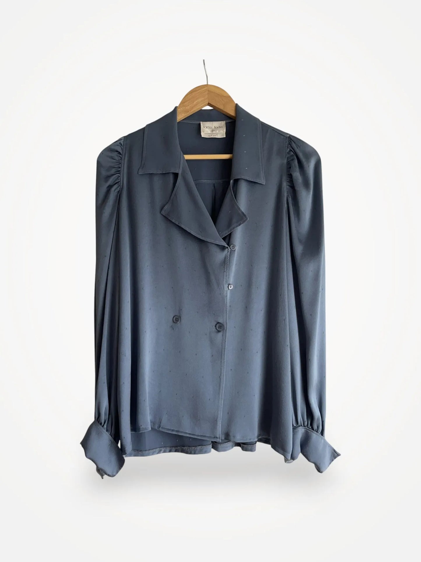 Forte_Forte-sidenblus NWOT