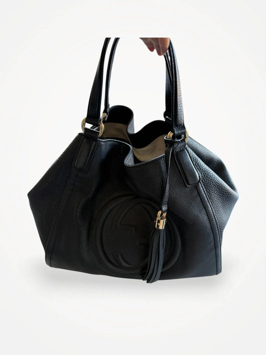 Gucci Soho Gg Tote-skinnhandväska