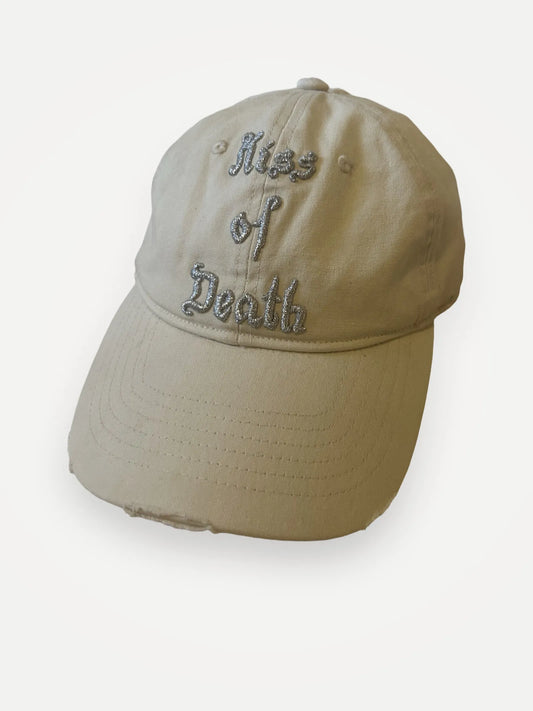 Acne Studios Kiss Of Death Distressed Cap-keps