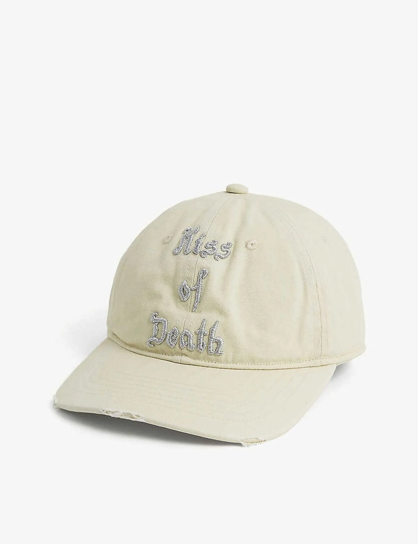 Acne Studios Kiss Of Death Distressed Cap Cap