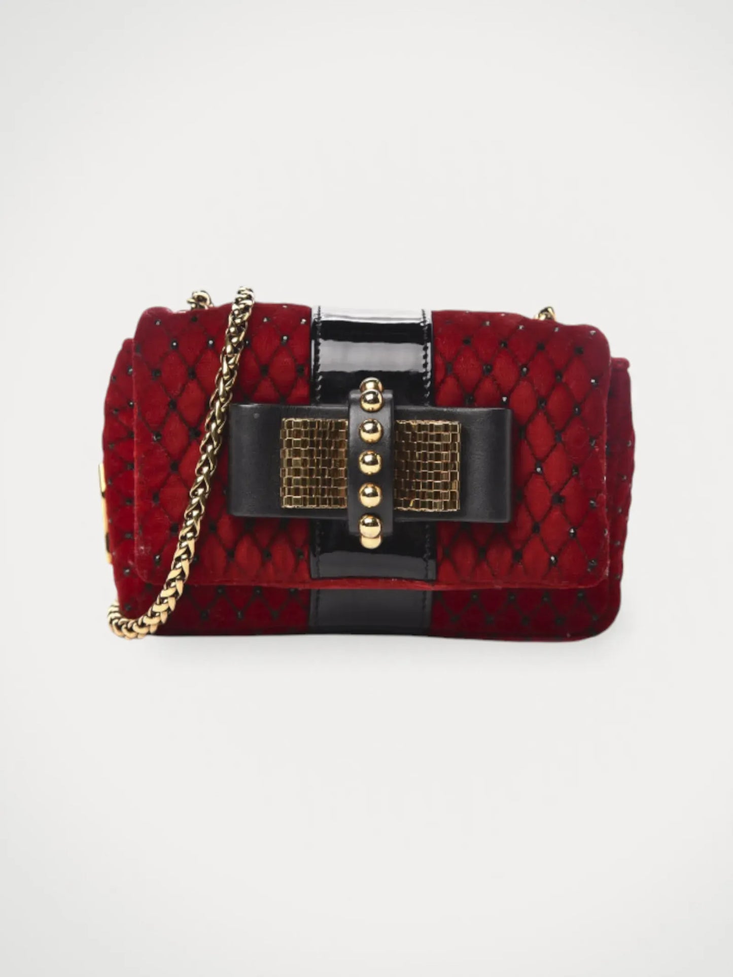 Christian Louboutin-axelremsväska