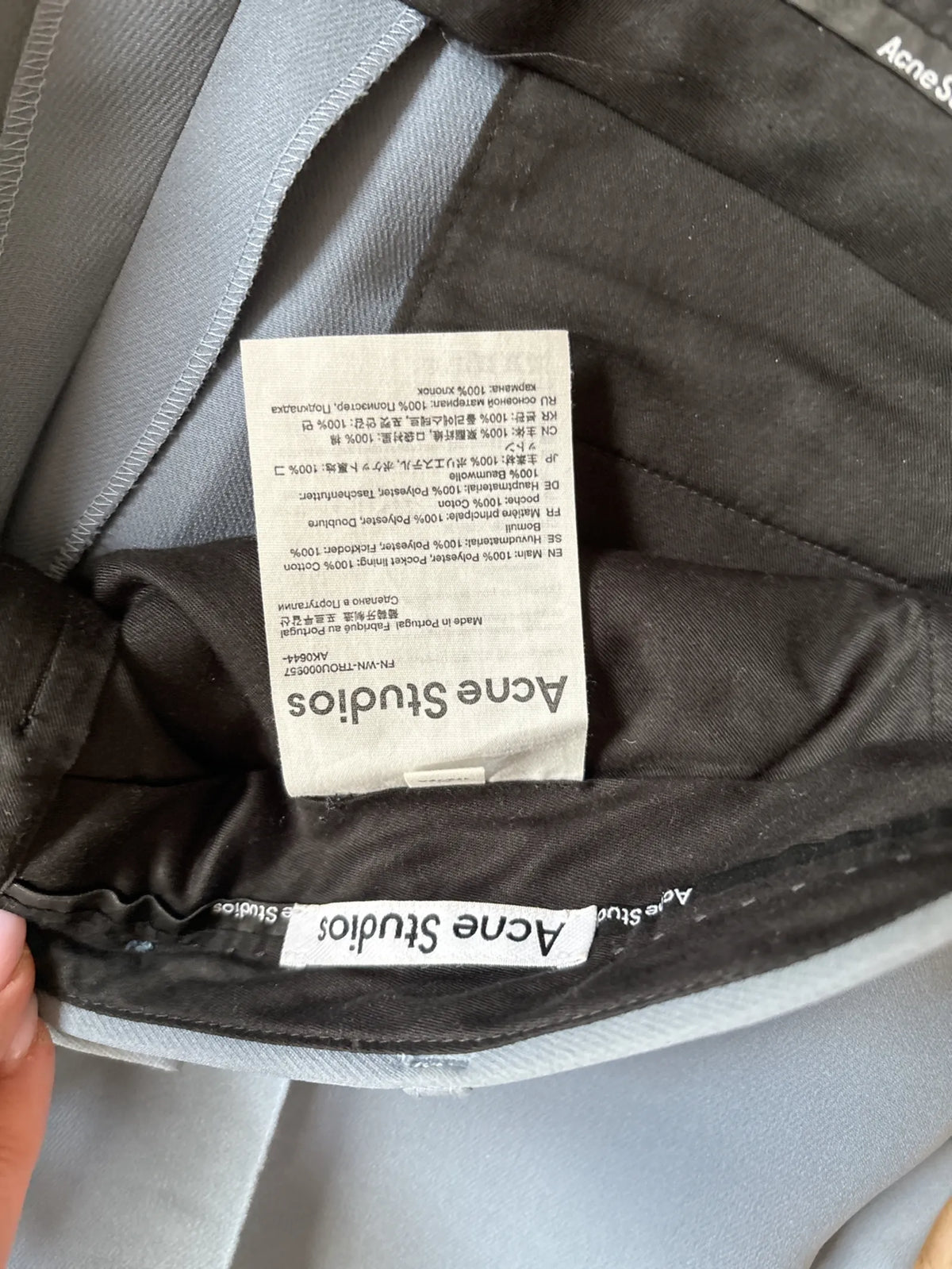 Acne Studios-kostymbyxor