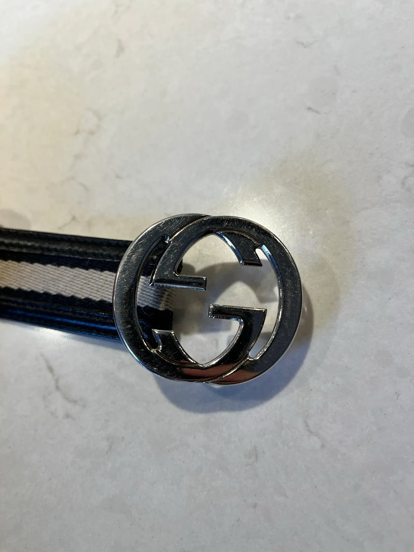 Gucci-skinnbälte