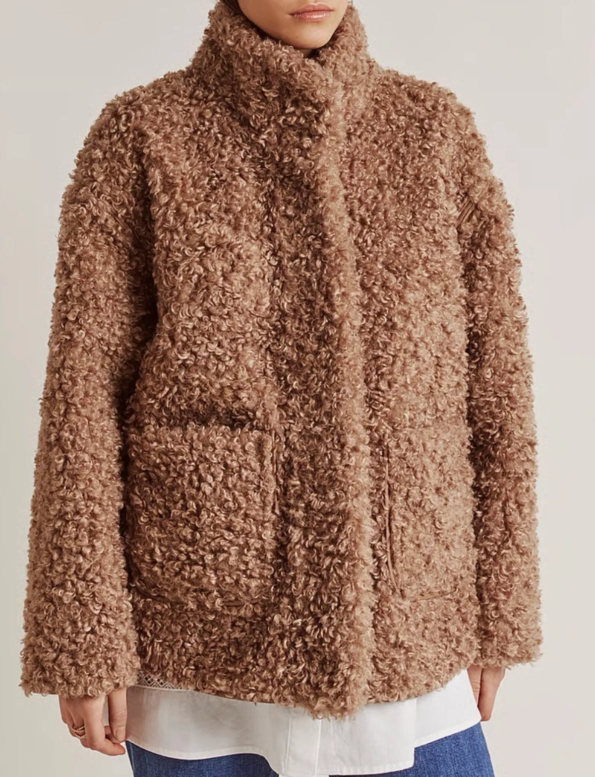 By Malina Iris Faux Fur - Fuskpäls, Vändbar Design Jacket