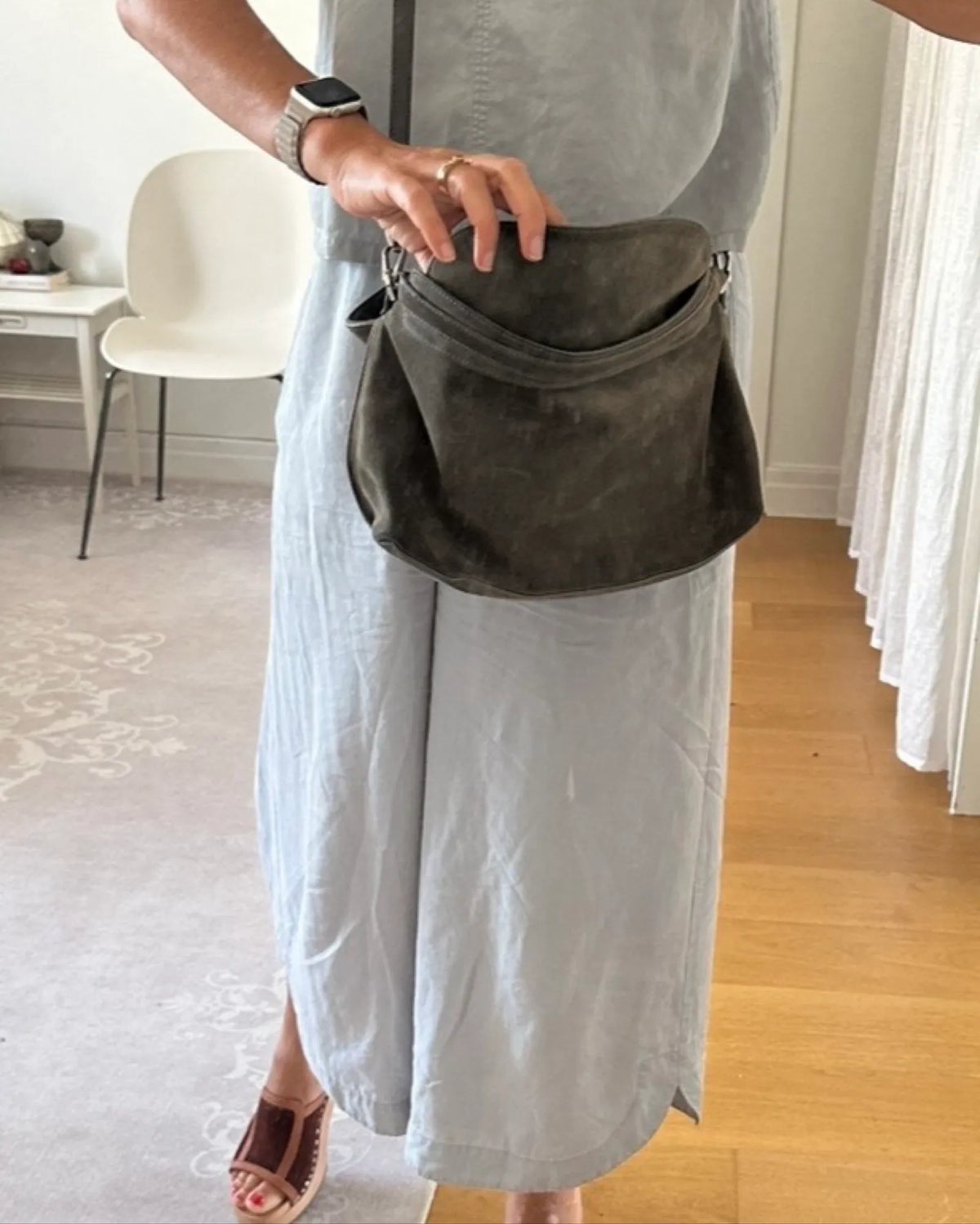 Flattered Hera Suede Shoulder bag