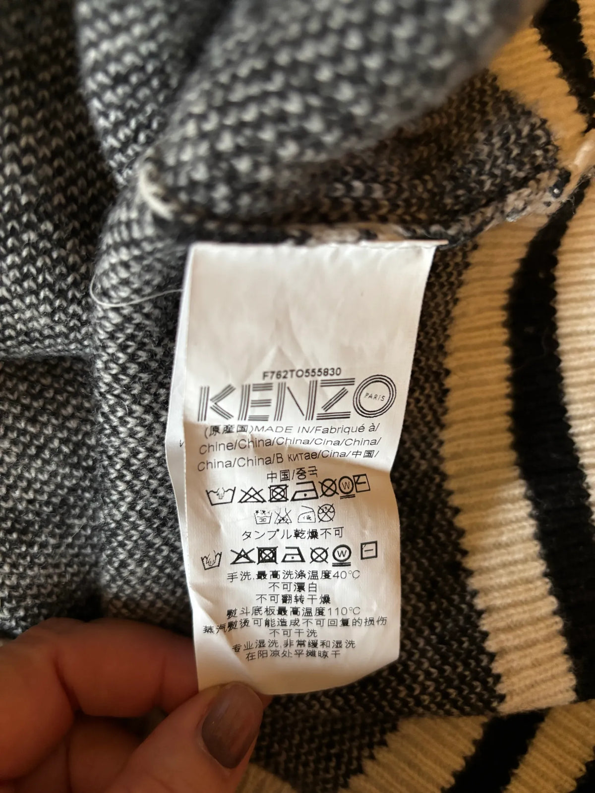 Kenzo-ulltröja