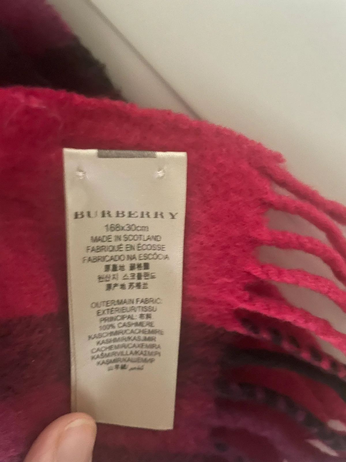 Burberry Cashmere Stole-kashmirhalsduk