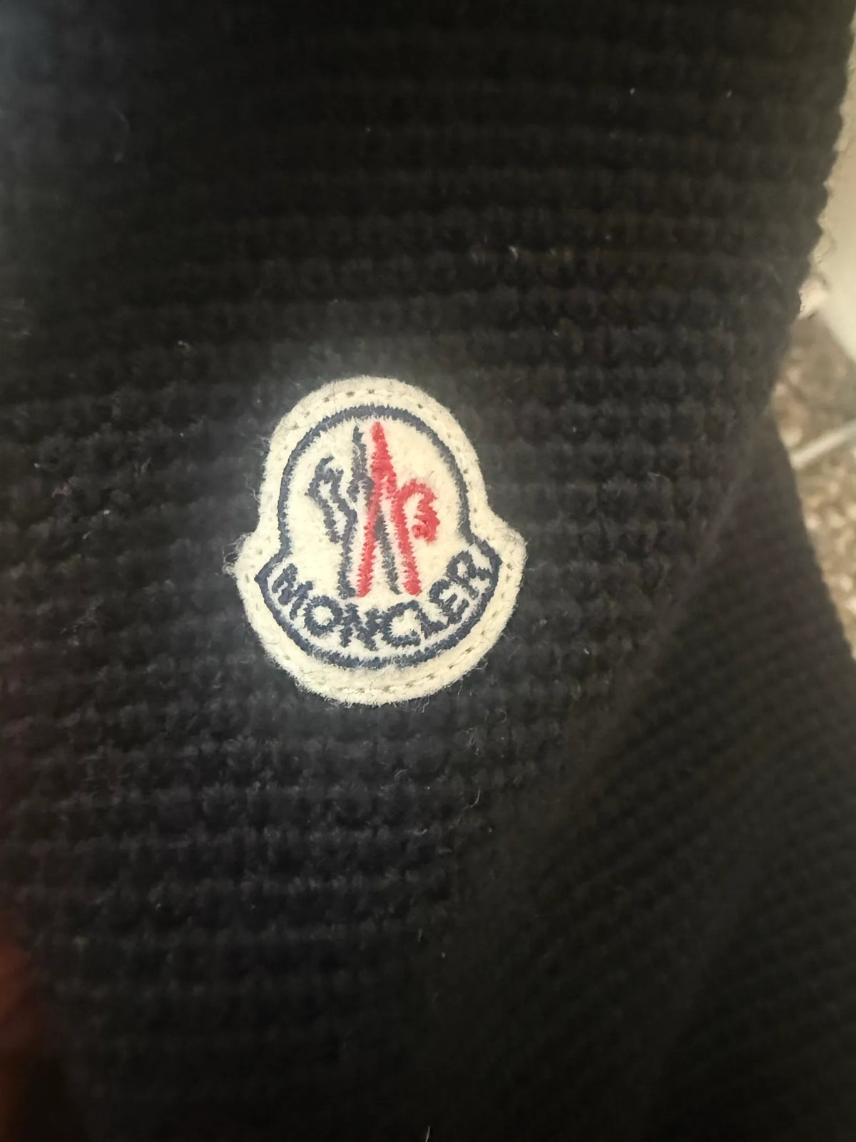 Moncler Maglione Tricot Alla Coreana Knitted High Puffer jacket