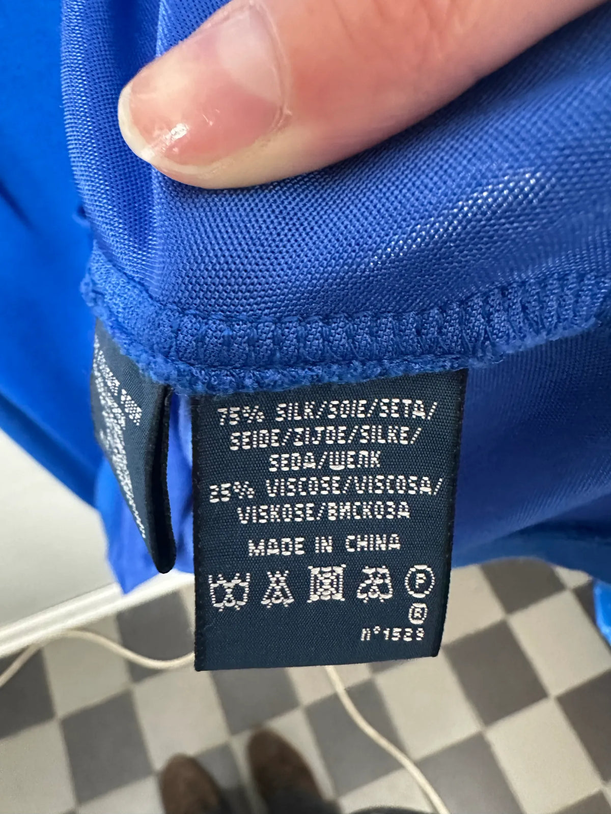Ralph Lauren-sidenklänning