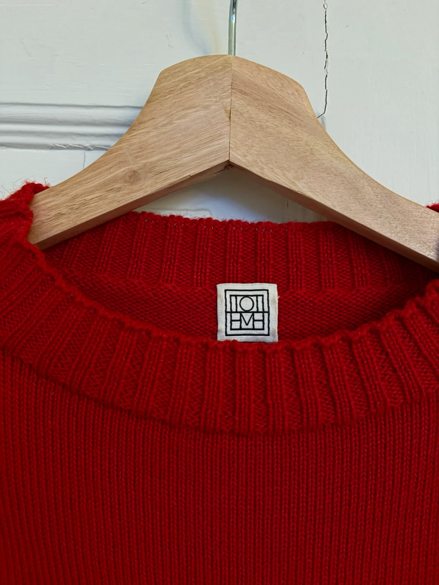 Toteme Wool Gurnsey Knit Sweater