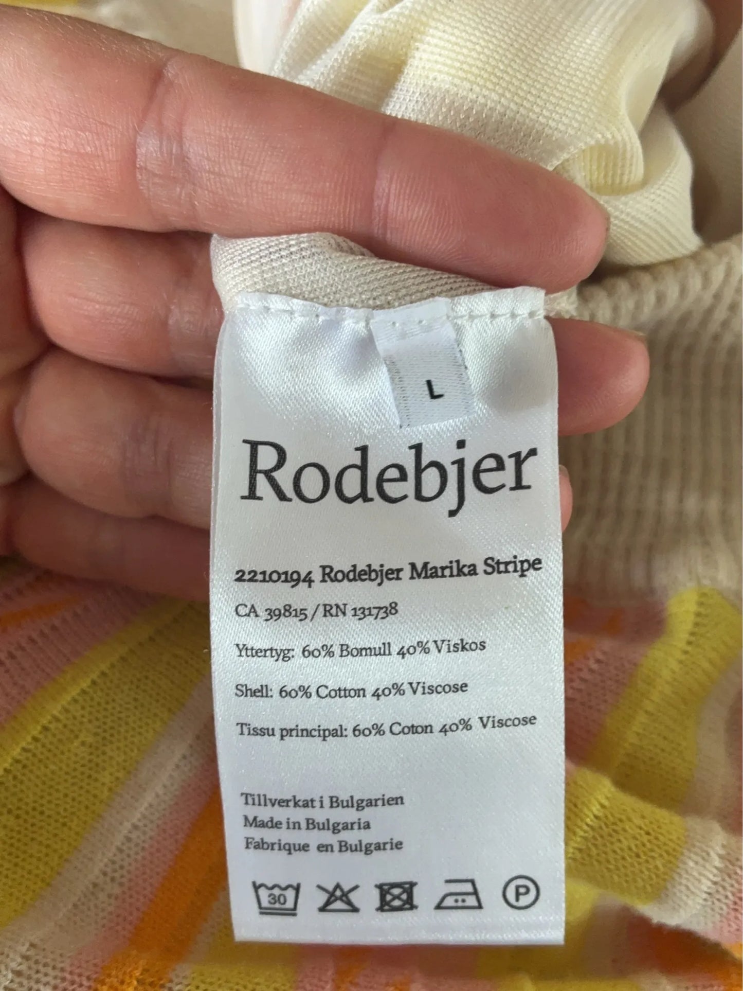 Rodebjer Marika Stripe Skirt