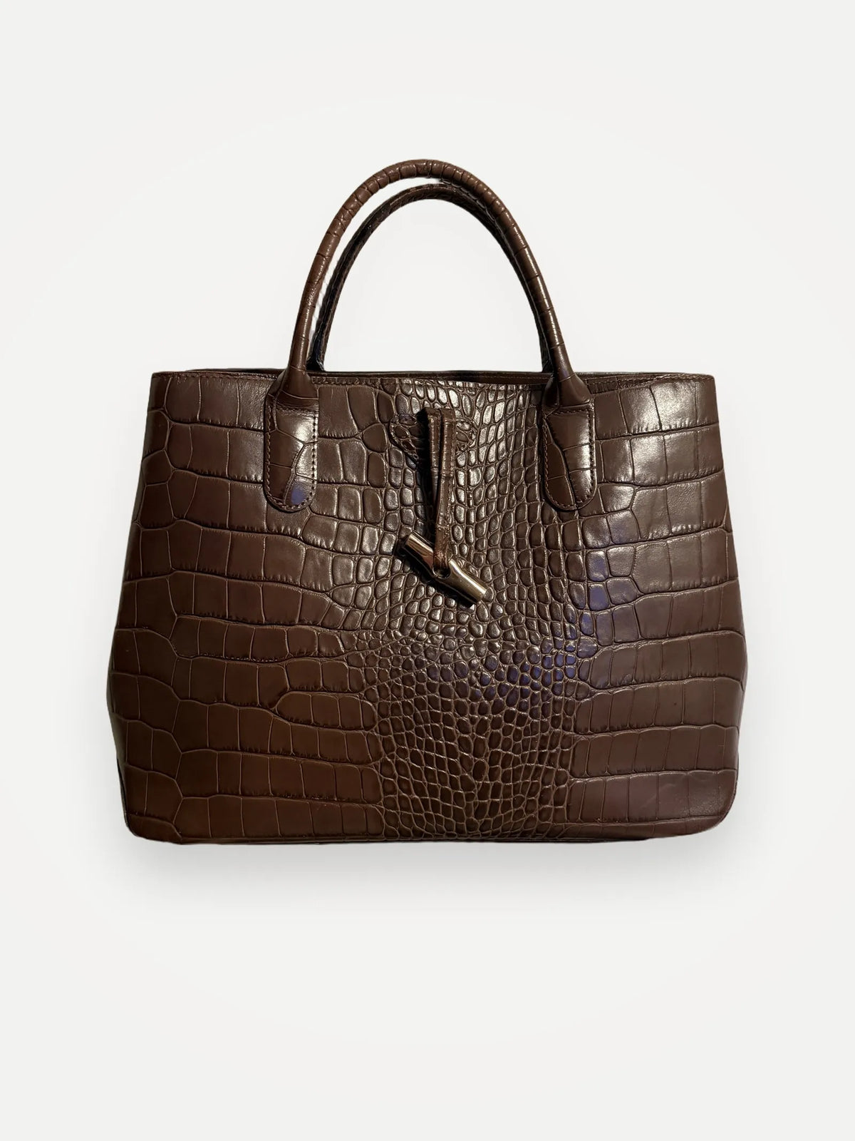 Longchamp Roseau-skinnhandväska