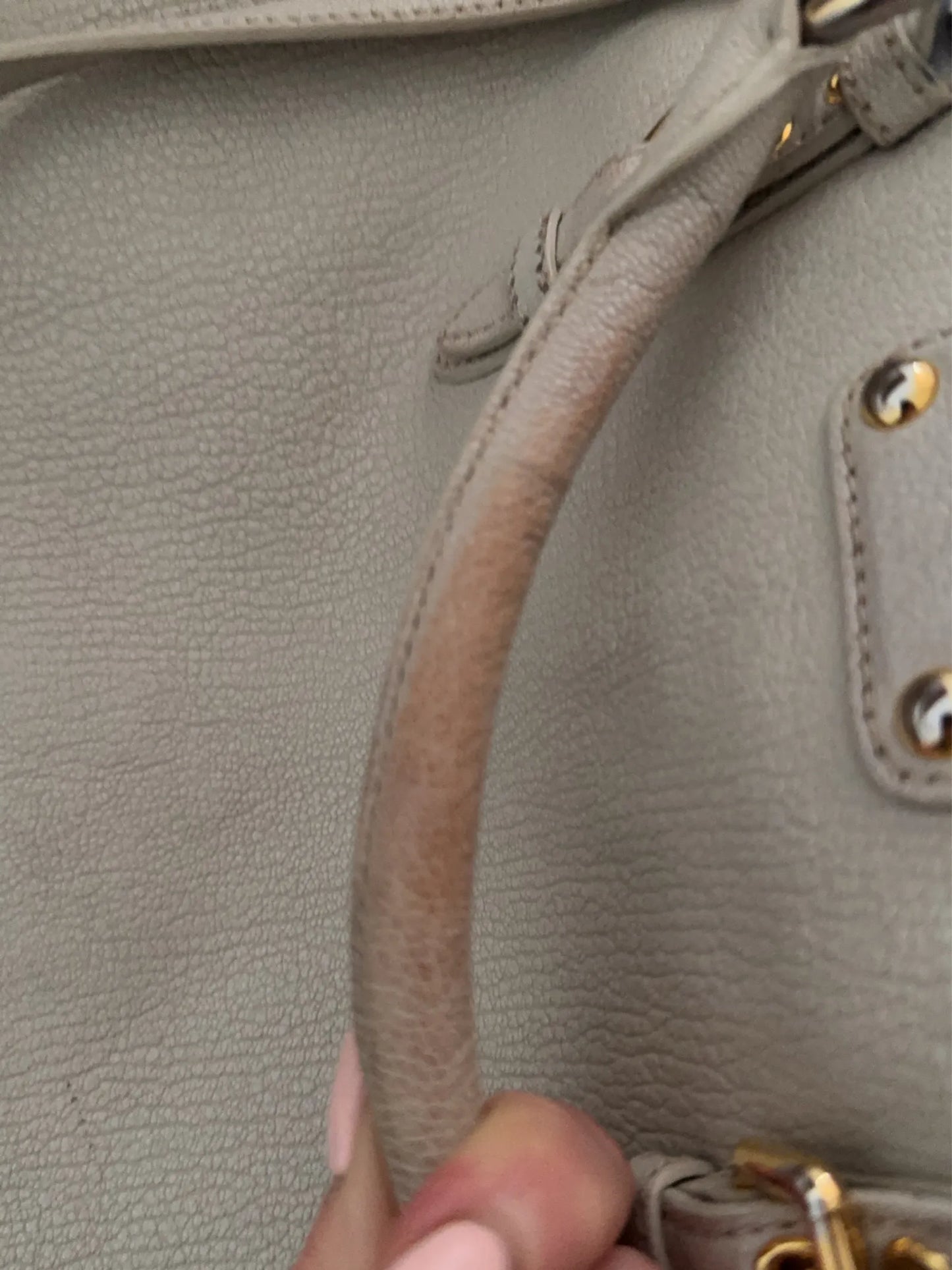 Miu Miu Tote-skinnhandväska