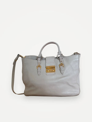 Miu Miu Tote-skinnhandväska