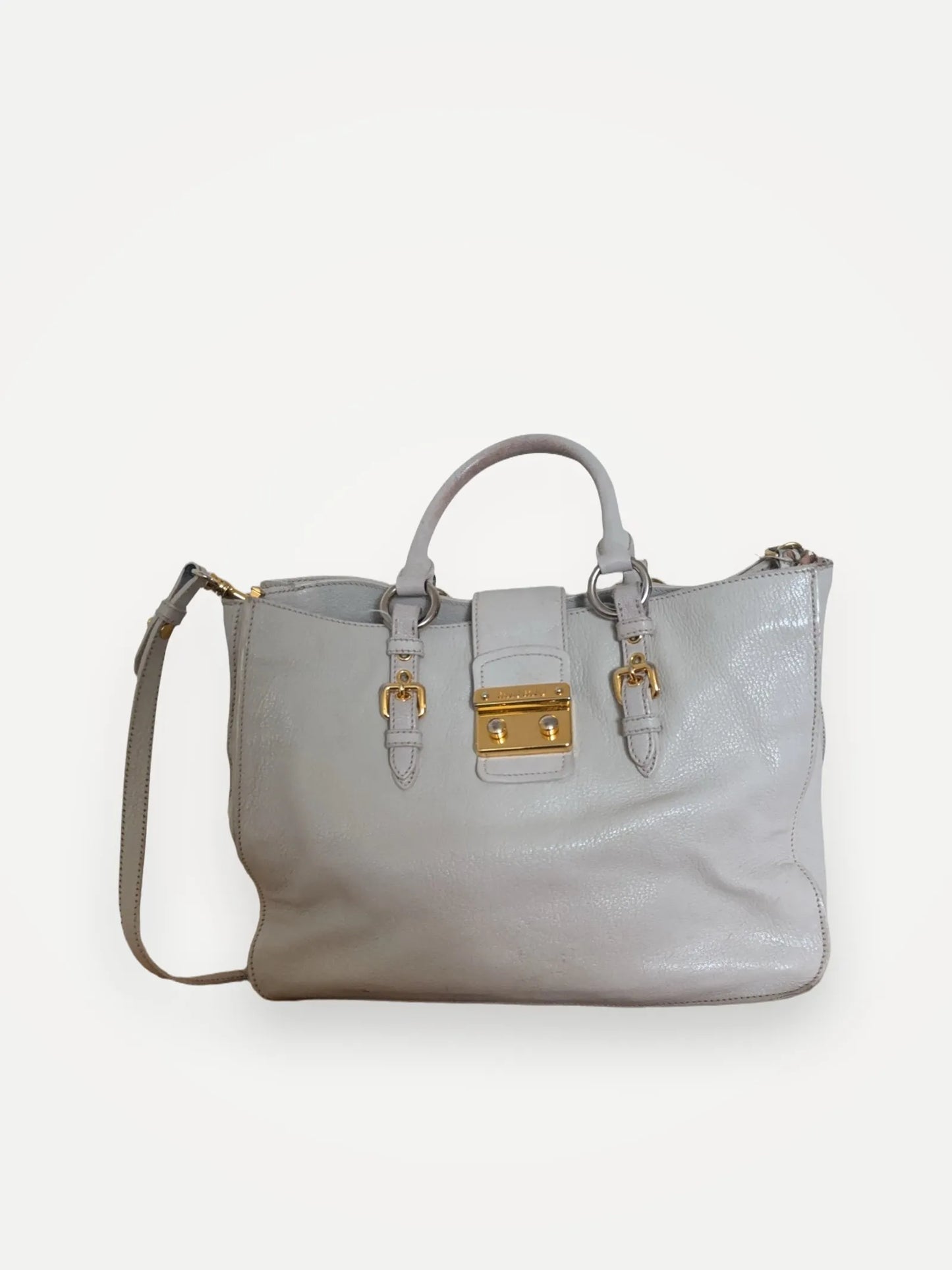 Miu Miu Tote-skinnhandväska