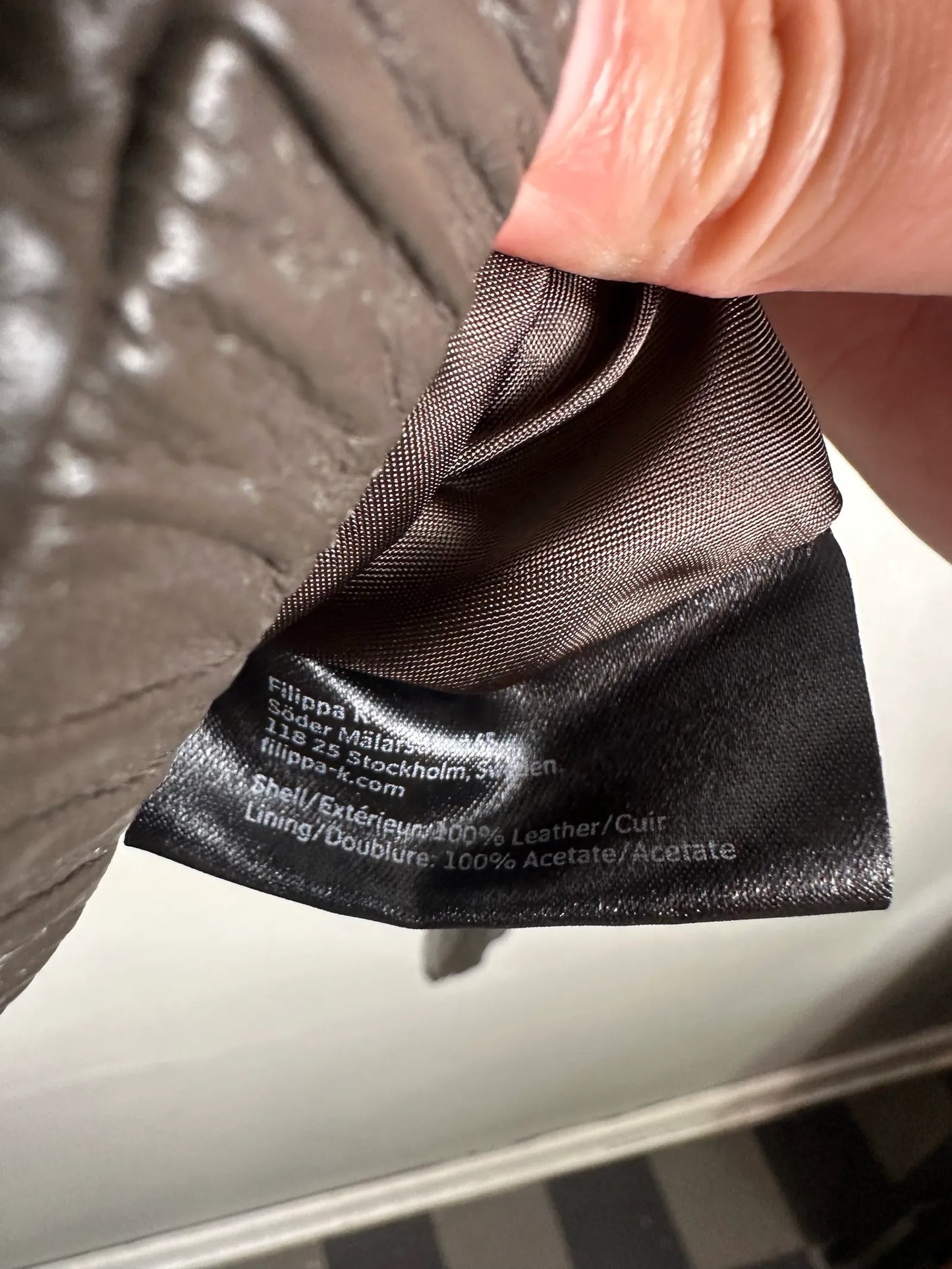 Filippa K Leather Bomber Leather jacket