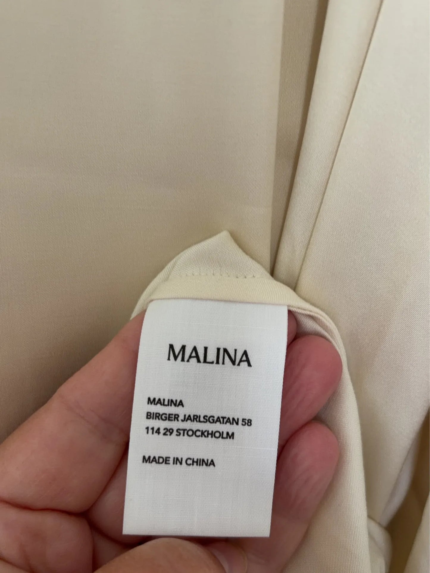 Malina Briony Satin-kaftan NWT