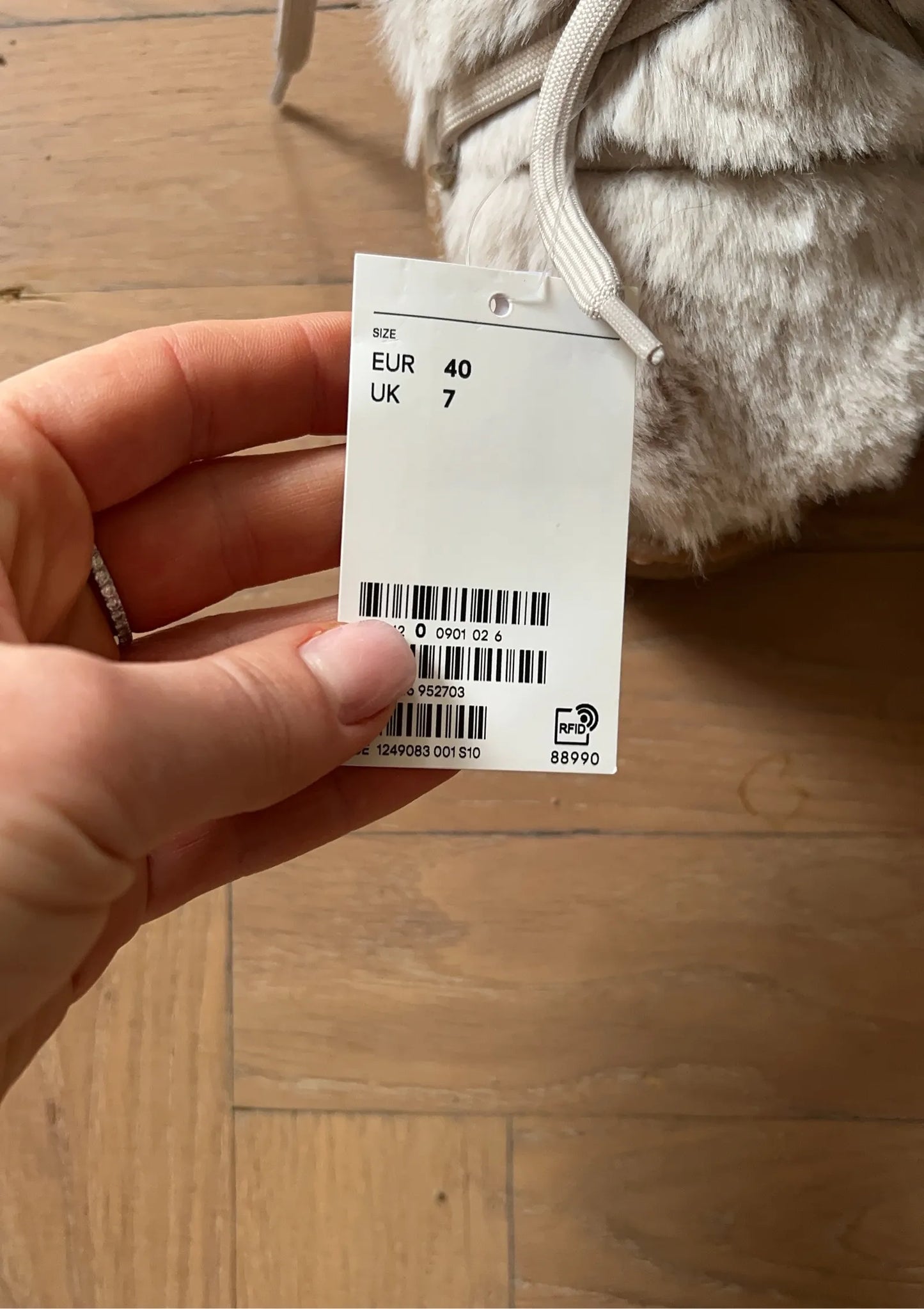 H&M Studio-vinterskor NWT