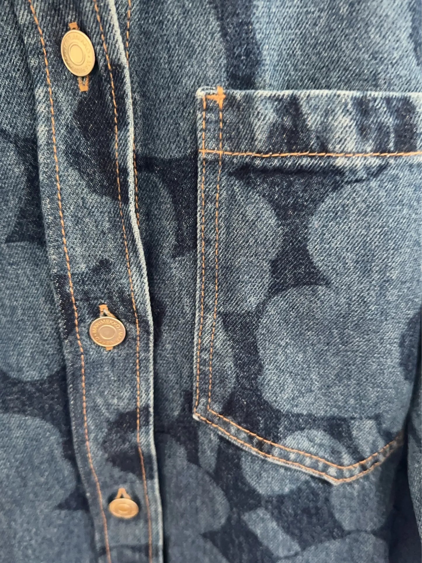 Marimekko Maridenim Vaihe Unikko-skjorta