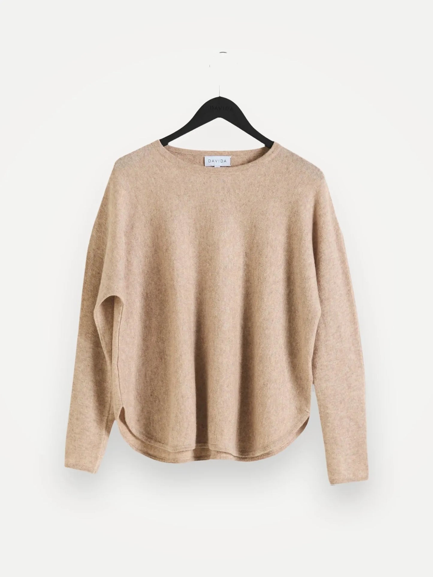 Davida Curved (sand) Sweater