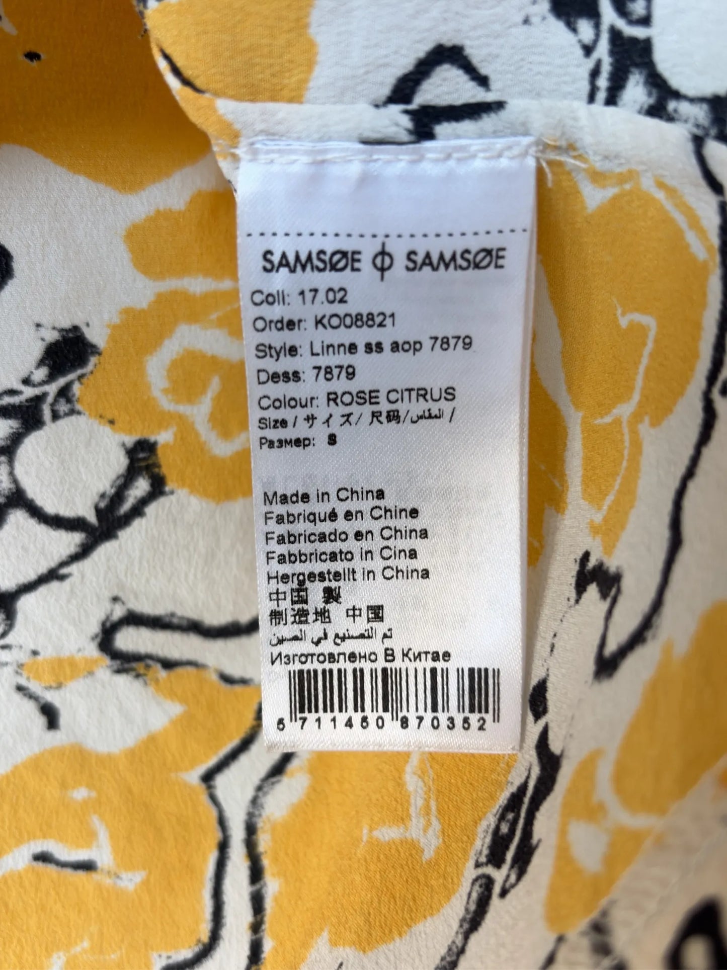 Samsøe Samsøe-sidenblus