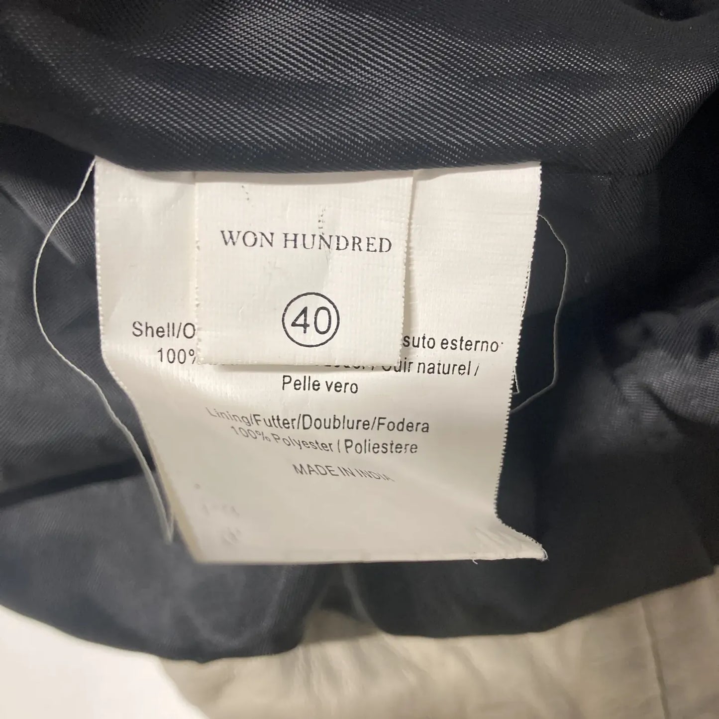 Won Hundred Leather jacket