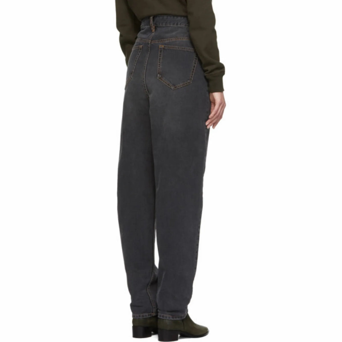 Isabel Marant Corsy Faded Black Jeans