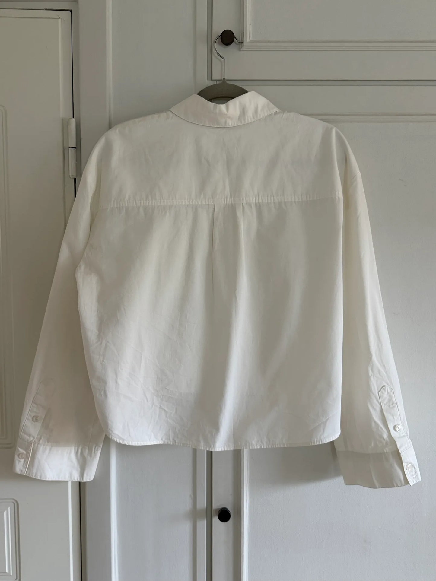 Anine Bing Cropped Cotton-skjorta