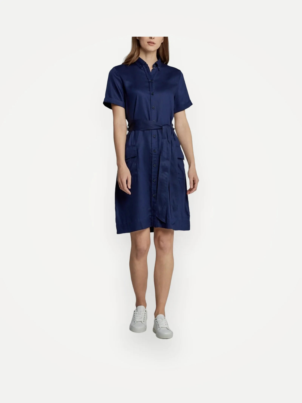 Gant Evening Blue Lyocell-klänning