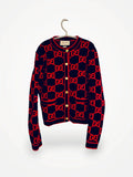 Gucci Women’s Gg Wool Boucle Jacquard Cardigan