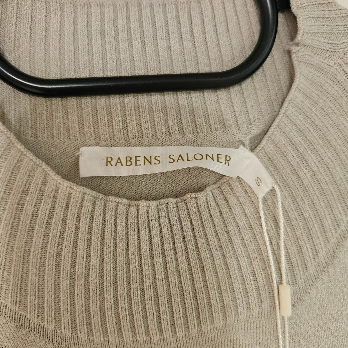 Rabens Saloner Magica Invisible Knit , Clay-klänning NWT