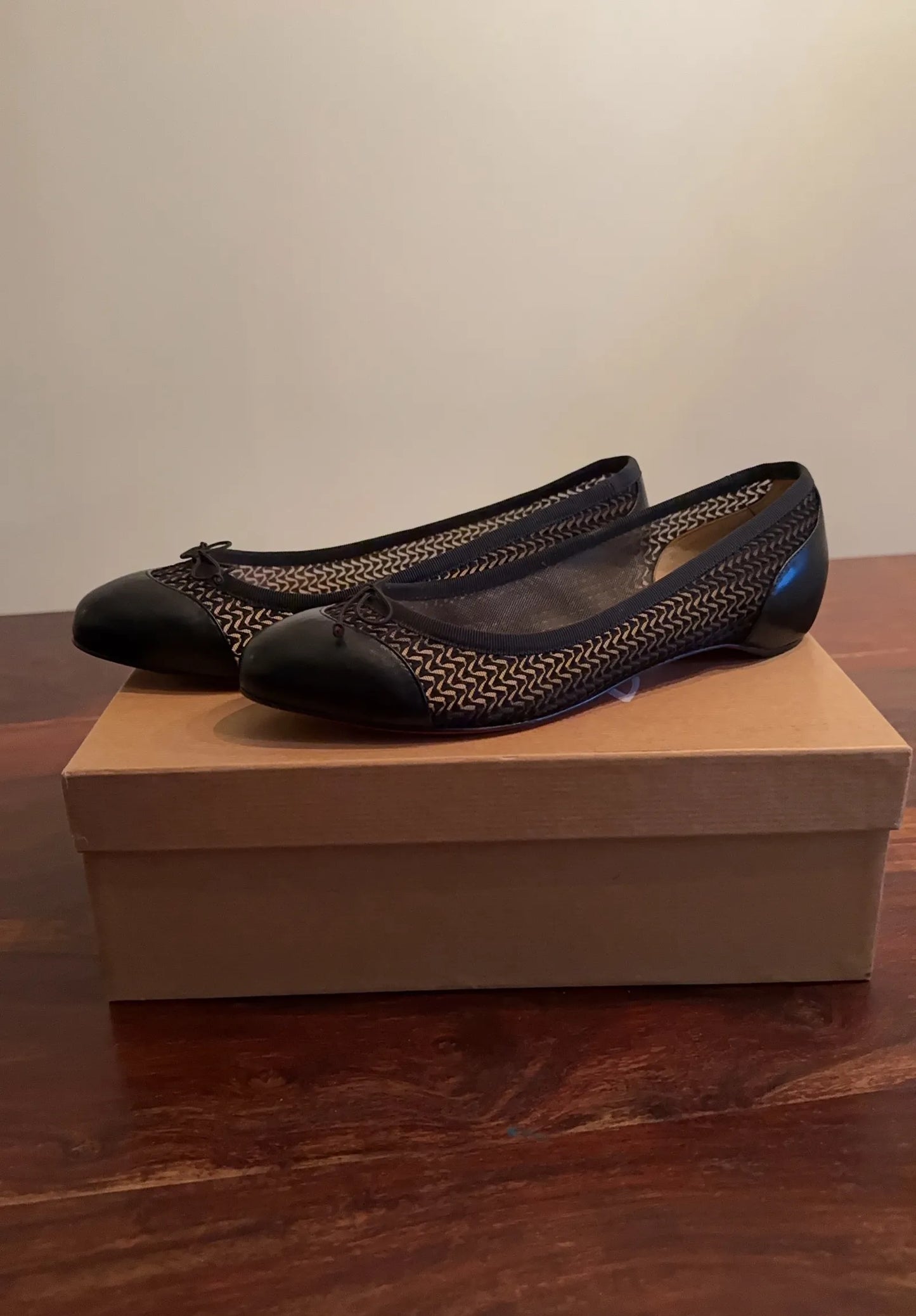 Christian Louboutin-skinnballerinaskor