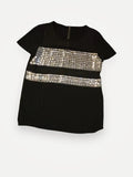 Diane Von Furstenberg Kayla Square All Over Chrystal-topp