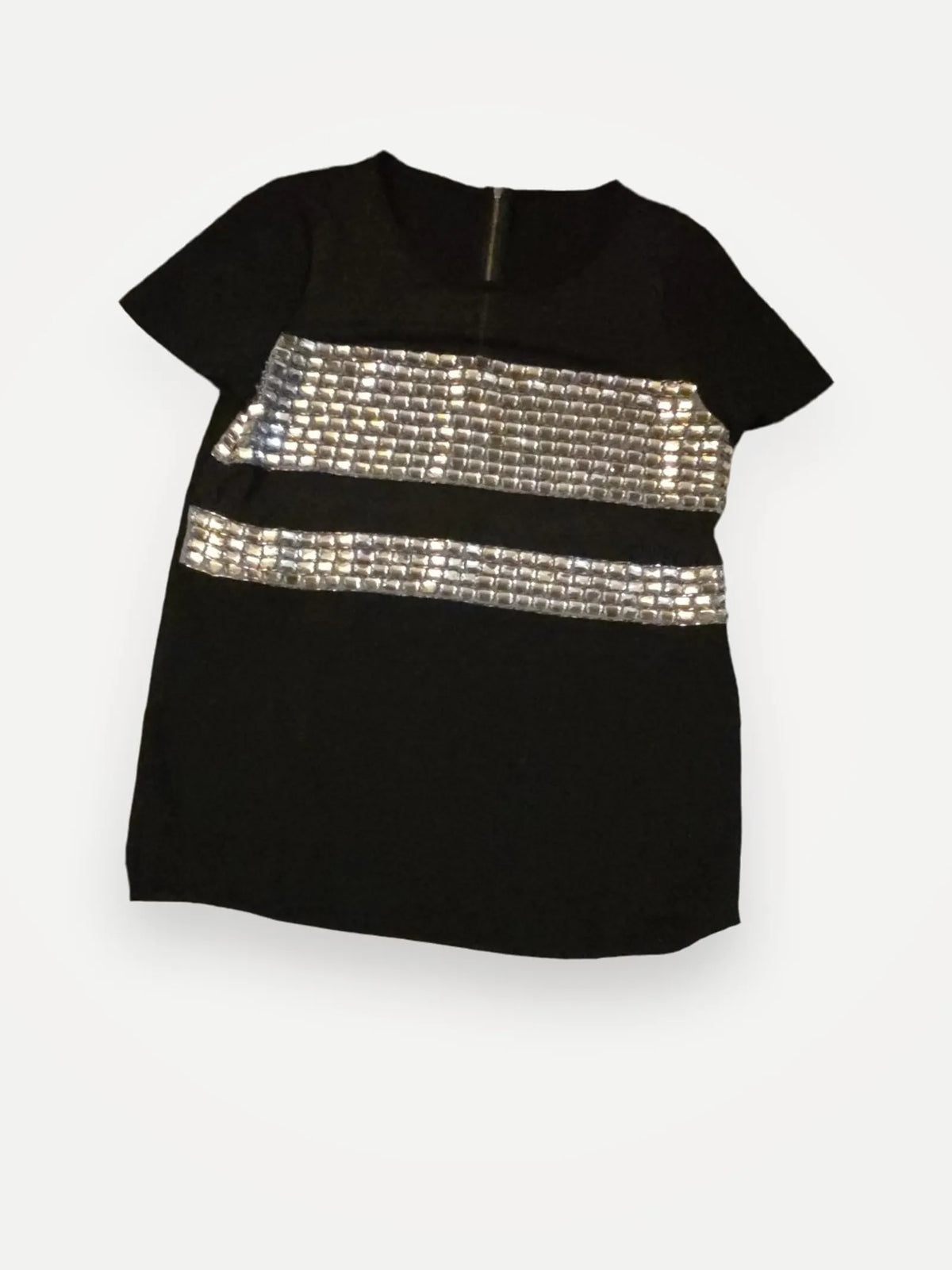 Diane Von Furstenberg Kayla Square All Over Chrystal-topp