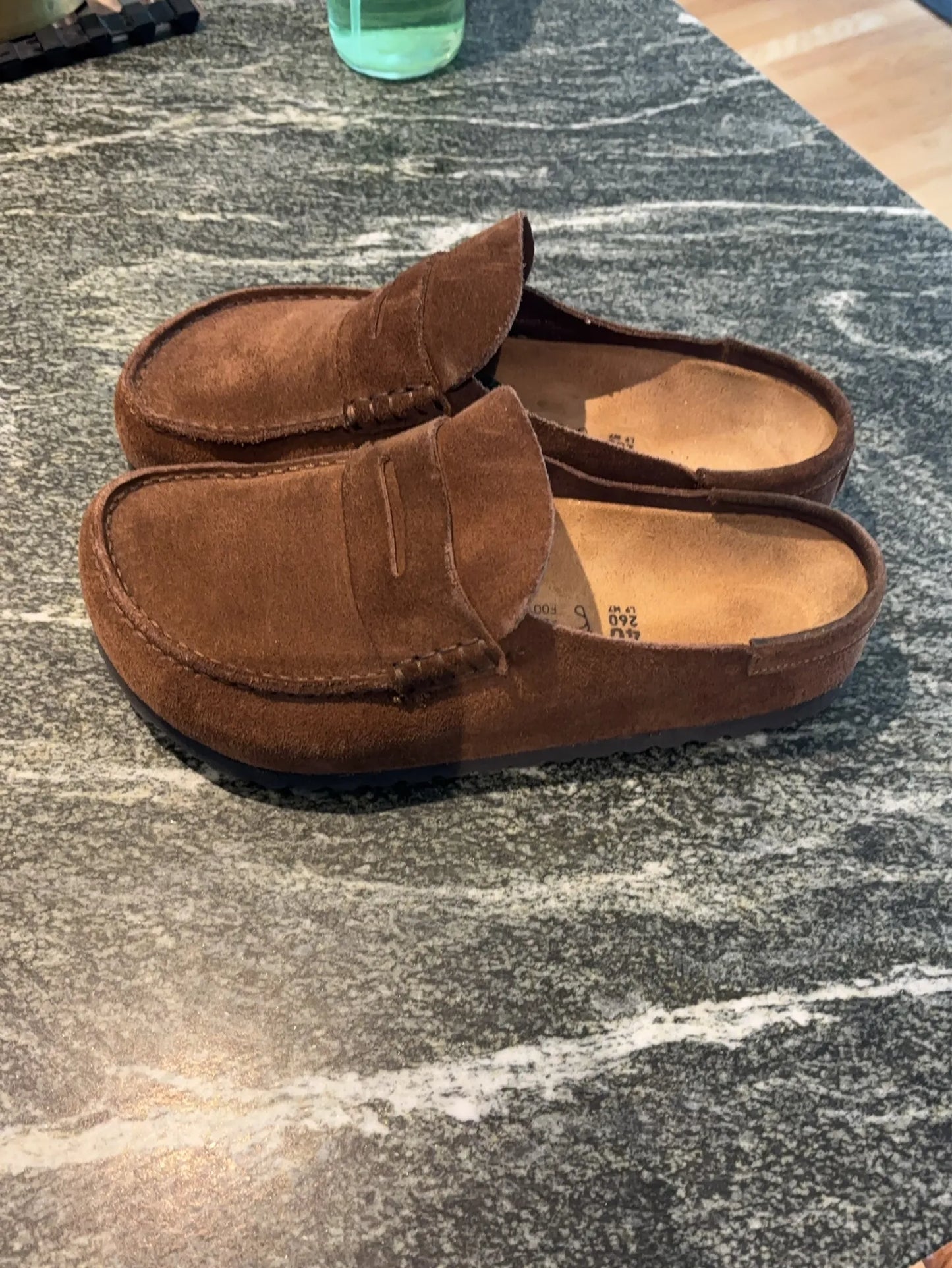 Birkenstock Womens Naples Wrapped Carafe-skinnloafers NWOT