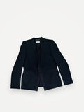 Saint Laurent Tuxedo / Satin-trimmed Wool-ullkavaj