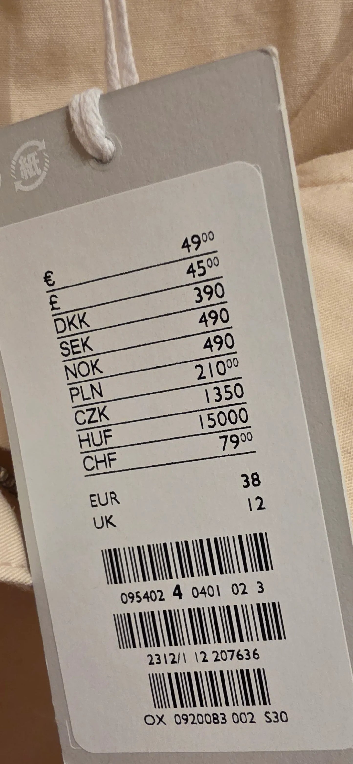 Cos-shorts NWT