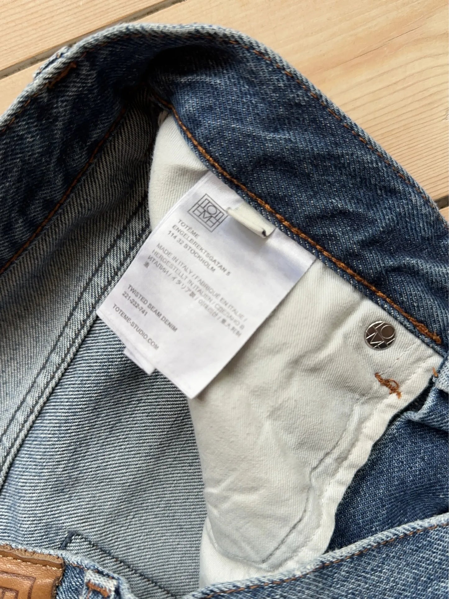 Toteme Twisted Seam Jeans