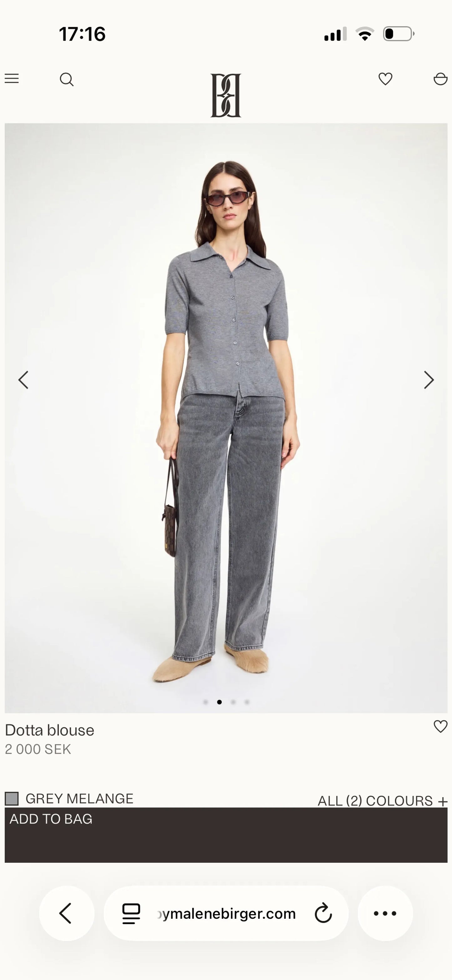 By Malene Birger Dotta-skjorta NWOT