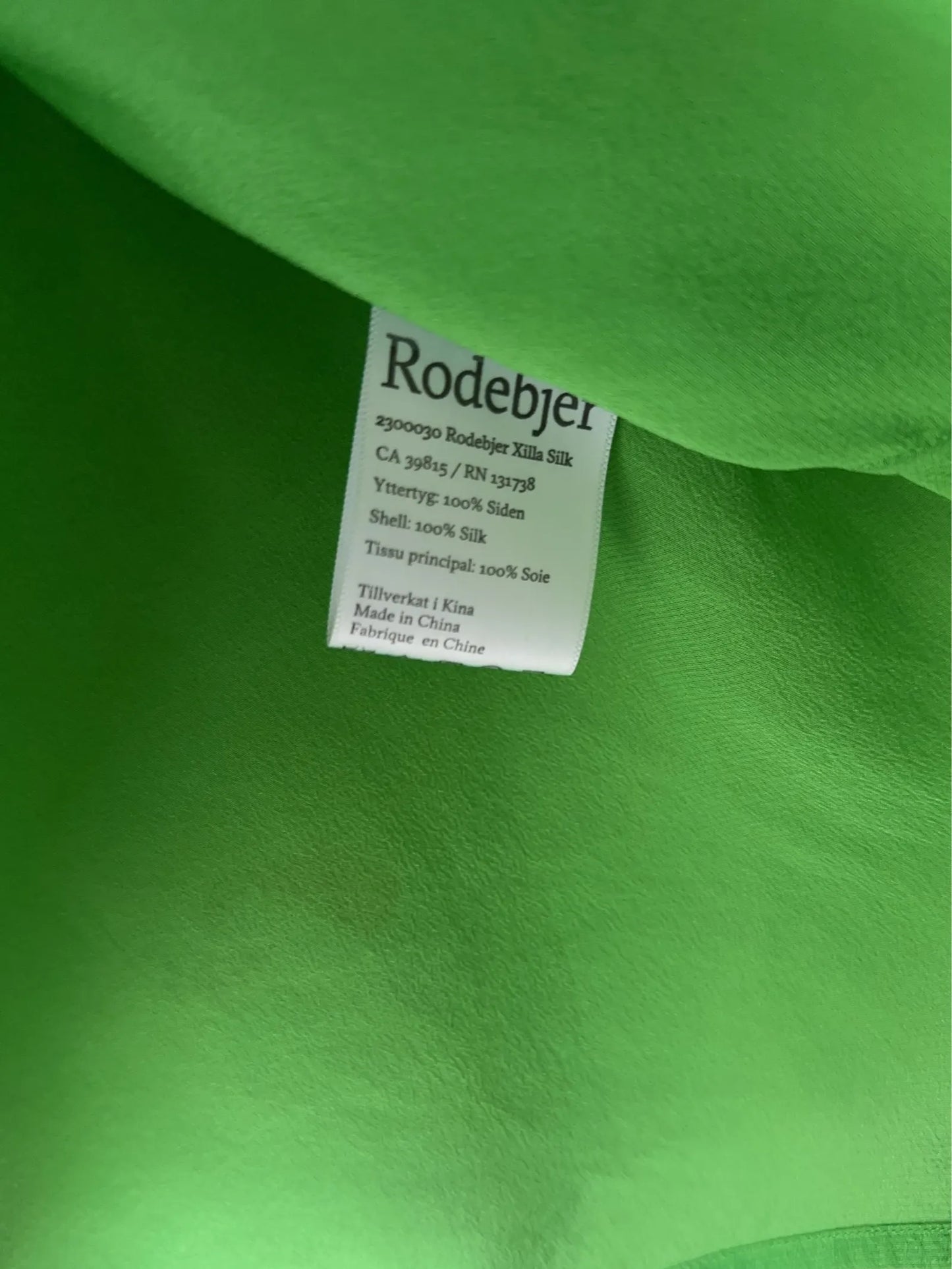 Rodebjer Xilla Silk-sidenblus