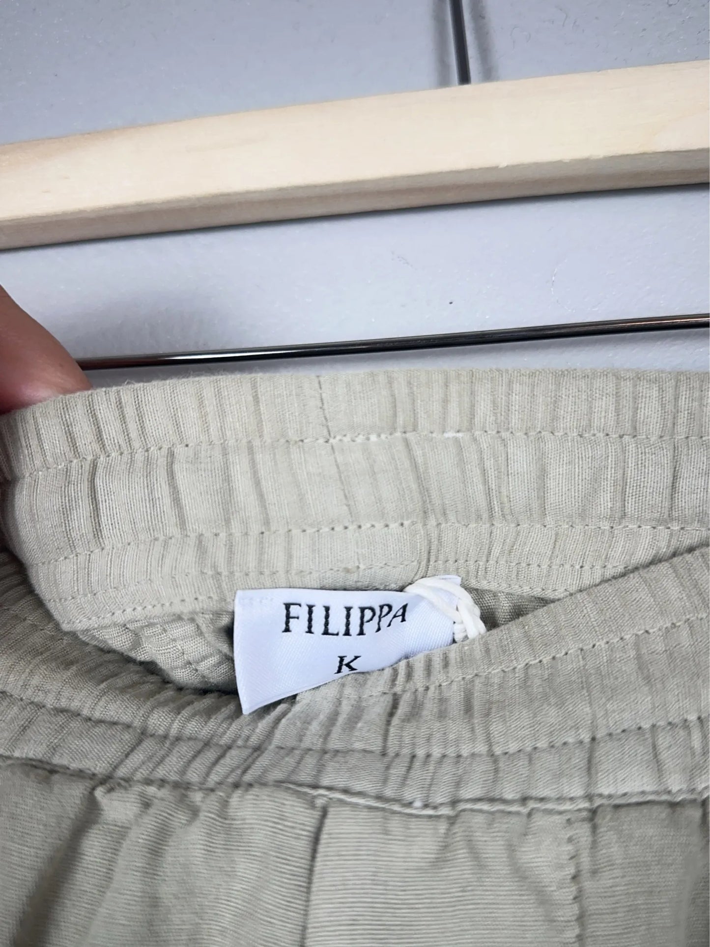 Filippa K Theo Linen-linnebyxor