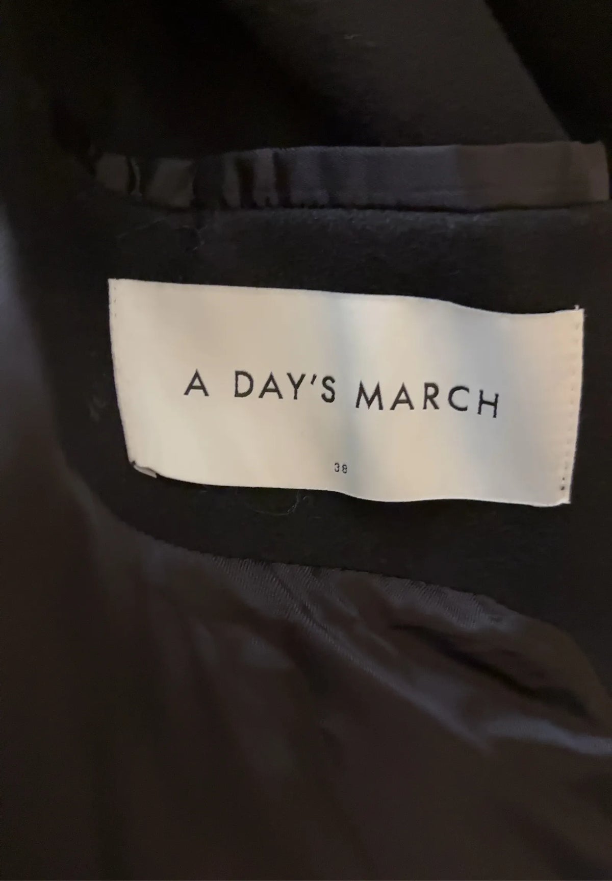 A Day's March Chinoe Double Breasted Wool Coat